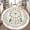 Color 2, variant on Washable Non Slip 3ft Round Rug, Boho Watercolor Mandala Feathers Florals Rainbows Hearts Circular Circle Area Rugs with Tassels Carpet for Nursery Bedroom Living Room Playroom Tent rug