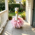 thumbnail image 4 of Summer Gooses Outfit Suitable For 23 Inch Tall Porch Cement Statues Cute Gooses Dress Costumes For Outdoor Summer Decor Does Not Include Geese, 4 of 6