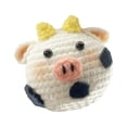 thumbnail image 2 of Abbracc Handmade DIY Doll Crochet Needlework Decor Crocheting Craft Set for Beginner Cow, 2 of 9