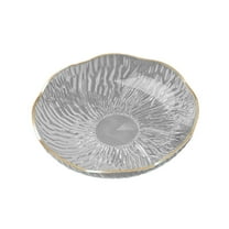 Decorative Skull Serving Tray | Plastic Fruit & Snack Platter with Drain Function | 15.2x15.2x3cm | 5 Color Options