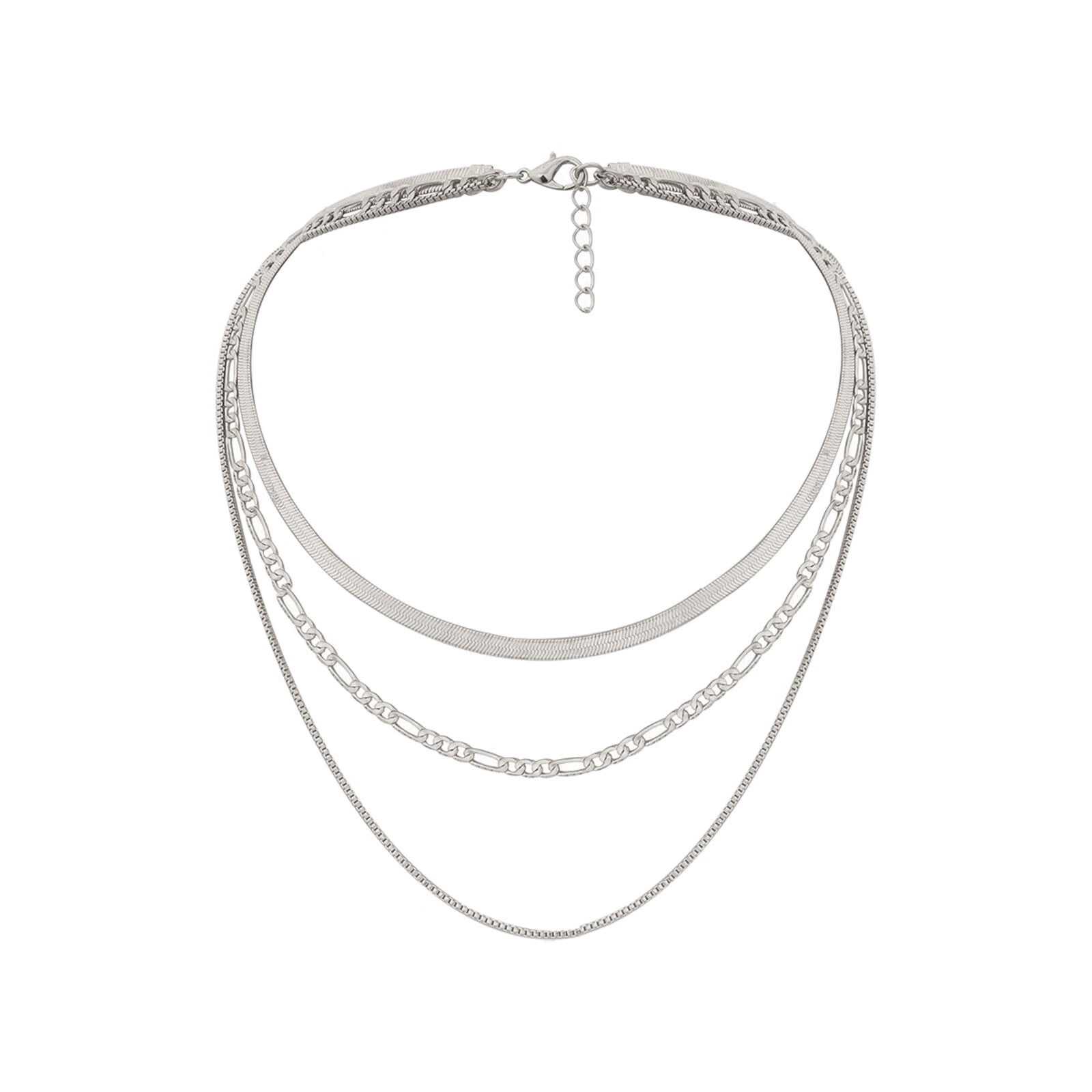 Necklaces for Women Trendy Geometric Fashion Chain Box Chain Collars