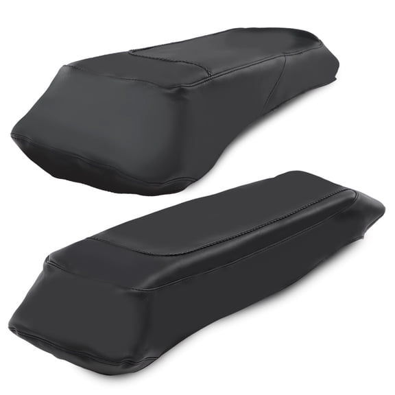 PIT66 2PCS Plain Hard LSaddlebag Speaker Lid Covers Fit for Harley Davidson Touring Road King Electra Road Street Glide 1993-2013