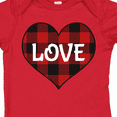 thumbnail image 4 of Inktastic Valentine Buffalo Plaid Love Boys or Girls Baby Bodysuit, 4 of 5