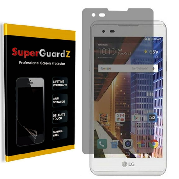 For LG Tribute HD - SuperGuardZ Privacy Anti-Spy Screen Protector, Anti-Scratch, Anti-Bubble, Anti-Fingerprint