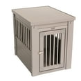 ECOFLEX® Dog Crate End Table Grey Medium