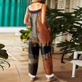 thumbnail image 5 of Evdexr Women's Halloween Jumpsuits 2026 Bat Pumpkin Graphic Rompers Wide Leg Sleeveless Square Neck Pants Baggy Loose Fit Overalls with Pockets 2XL, 5 of 7