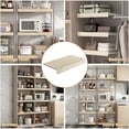 thumbnail image 4 of New 24 INCH 5 Pcs Wire Shelf Covers Foamed PVC Wire Rack Covers for Removable Closet (Not Wood) Pantry Shelves for Cabinet Bathroom Kitchen Shelving Decoration, 4 of 7