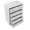 thumbnail image 3 of 6 Drawers Dressers UWR-Nite Chest of Drawer Bedroom Cabinet Tall Storage Nightstand Sidetable for Living Room, 3 of 6
