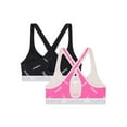 thumbnail image 6 of Justice Girls Oh So Soft Pull-on 2 Pack Criss Cross back Sportsbra, 6 of 8