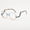 +1.0, variant on Artistic Reading Glasses for Women Men - Irregular Color-Block Trendy Old-Fashioned Unique Frame Readers