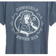 thumbnail image 3 of Country Casuals - Cowgirls Never Die - Women's Short Sleeve Graphic T-Shirt, 3 of 6
