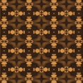 thumbnail image 1 of Ahgly Company Machine Washable Indoor Square Transitional Black Brown Area Rugs, 7' Square, 1 of 7