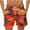 Multicolor-18, variant on Virmaxy Tropical Floral Beach Shorts for Men Breathable Hawaiian Print Swimwear with Elastic Waist Drawstring Summer Shorts for Island Getaways Multicolor-1 S