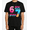 Black-2, variant on Men's Women's Soccer Inspired 67 with Fire and Ice Hands T-Shirt S-5XL