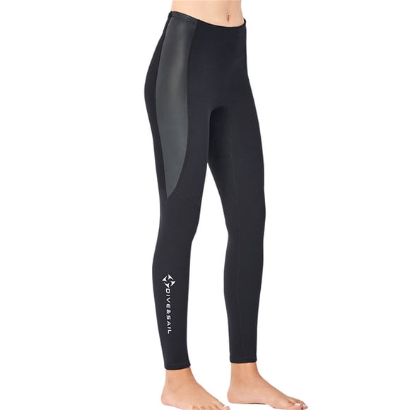 DIVE SAIL Traje de buceo 2MM Pantalones cortos de manga larga Traje de neopreno Rash Guards Artesanía exquisita Sensación de cuerpo fresco Snorkel Trajes pantalones femeninos XXL Scienceny OD019363-24
