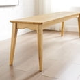 thumbnail image 3 of Modern Caramelized Bamboo Dining Bench - G0033CA Currant by Greenington, 3 of 12