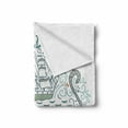thumbnail image 2 of Explore Soft Flannel Fleece Throw Blanket, Vintage Nautical Design with Ocean Sailor Words and a Hand Drawn Ship, Cozy Plush for Indoor and Outdoor Use, 60" x 80", Multicolor, by Ambesonne, 2 of 6
