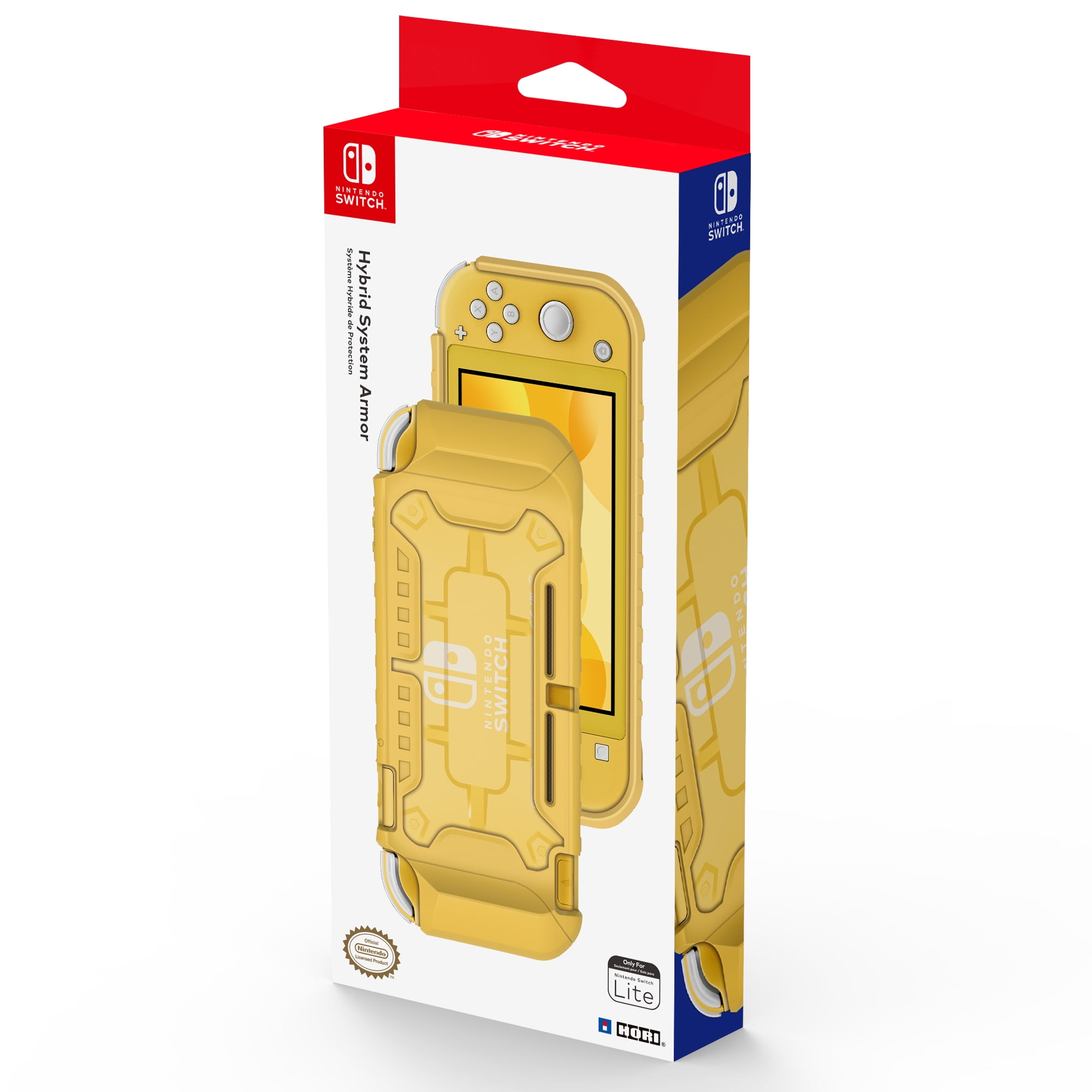Hybrid System Armor for Nintendo Switch Lite, Yellow, HORI, 873124008692