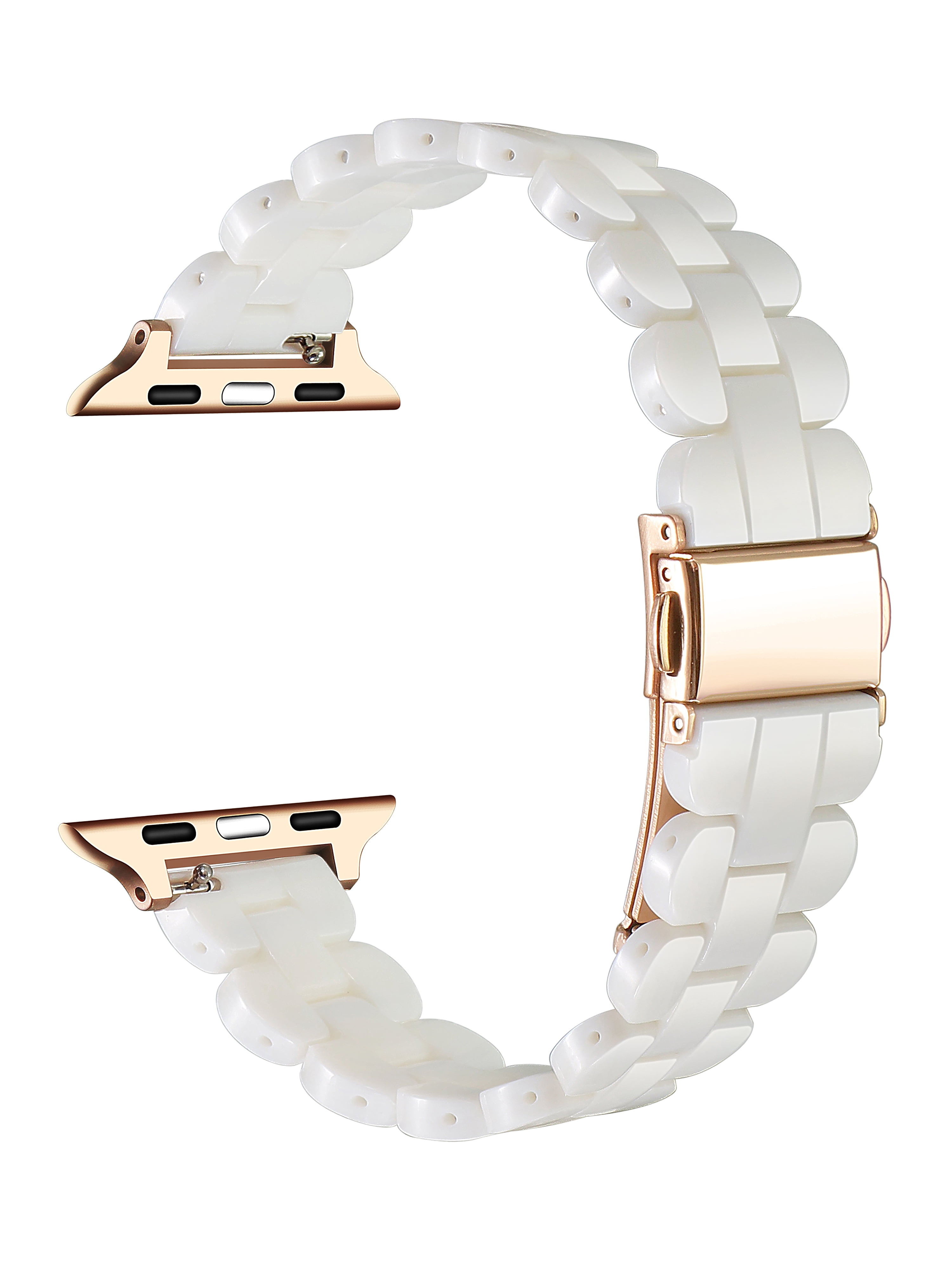 Posh Tech Elle Resin Link Band for Apple Watch, Samsung, and Garmin, 20mm Band Models