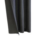 thumbnail image 4 of Loft Living Amora Light Filtering Grommet Indoor Curtain 52 x 84 in Charcoal, 4 of 7