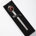 thumbnail image 4 of Coccinella septempunctata Vintage Silver Lace-Edged Book Mark: a Gift for Readers and Book Lovers, 4 of 5
