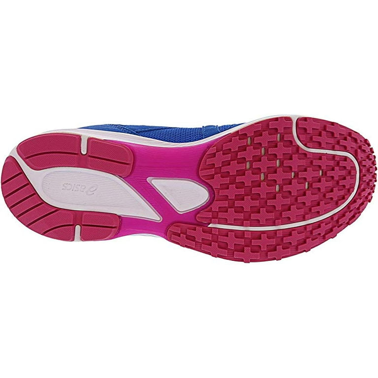 ASICS Women's LyteRacer TS 7 Running Shoe, Directoire Blue/White/Pink, 8 B(M) US