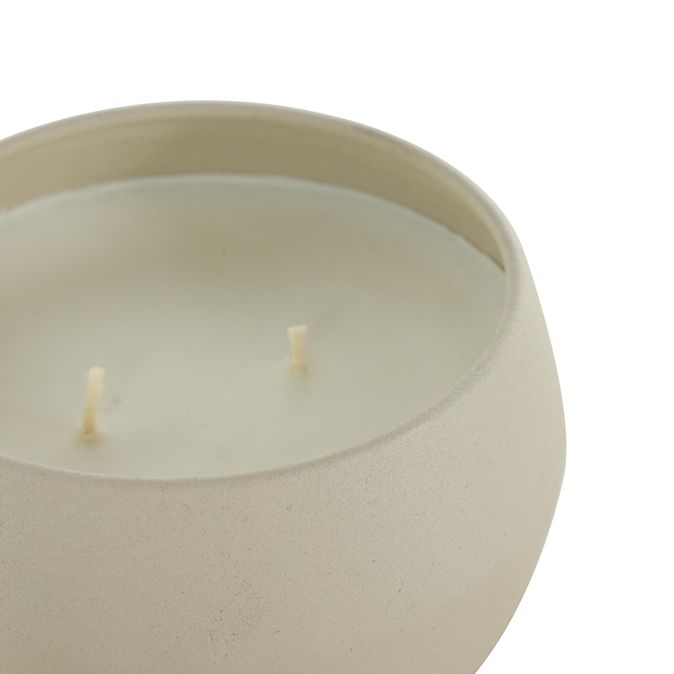 DecMode 2 Holder Multi Colored Metal Apple Cinnamon / Creamy Vanilla Swirl Scented Textured 9oz 2 Wick Candle with White Wax, (Set of 2)
