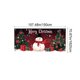 thumbnail image 3 of Gran pancarta navideña para puerta de garaje | Decoración para fiestas navideñas | Decoración para exteriores | Decoración de pared para interiores | Tela de poliéster con ojales | 3,96 x 1,80 m, 3 of 6