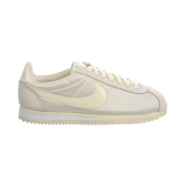 Tenis Nike Classic Cortez Nylon Moda Mujer Skate Casual beige 23.5