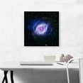 thumbnail image 2 of ARTCANVAS Helix Nebula Unraveling at the Seams Hubble Telescope Ring Canvas Art Print - Size: 18" x 18" (0.75" Deep), 2 of 9