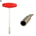 thumbnail image 1 of Plastic T-shaped Socket Bike Built-in Tool Steel Concealed Spoke Cap Wrench, 1 of 8