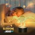 thumbnail image 2 of Luz de noche para niños, luz de noche 3D Spinosaurus de 16 colores, 2 of 5