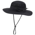 thumbnail image 1 of Connectyle Sombrero de Sol de ala Ancha para Hombres Sombrero Boonie de Vaquero Transpirable UPF 50+ Sombrero de protección Solar para Pesca Senderismo, 1 of 1
