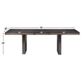 thumbnail image 7 of Steve Silver Evan 5-Piece 78-96" Dining Table Set with White Linen-Look Chairs, 7 of 7