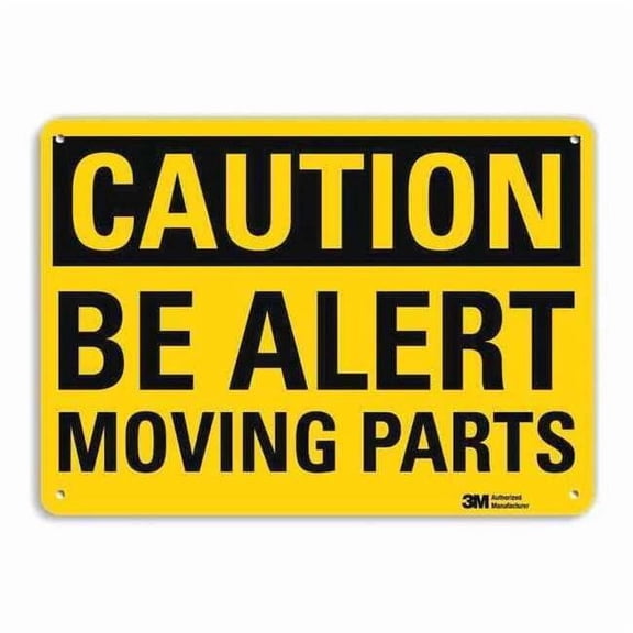 Lyle Safety Sign,10 inx14 in,Aluminum U4-1074-RA_14X10