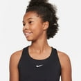 thumbnail image 4 of Girls 7-16 Nike Dri-FIT Swoosh Sports Bra Tank Top Color: White Black Size: LARGE, 4 of 4