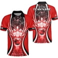 thumbnail image 3 of Personalized Name Bowling Polo Shirts 3D for Men and Women, Bowling Shirt, Bowling Shirts for Men Team Bowling Shirt (Yellow, S), 3 of 10