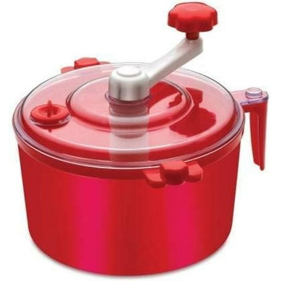 Glitva Enterprise Plastic 3 in 1 Chop & Churn Manual Automatic Atta Roti Dough Maker with Measuring Cups for Home and Kitchen- MULTICOLOUR