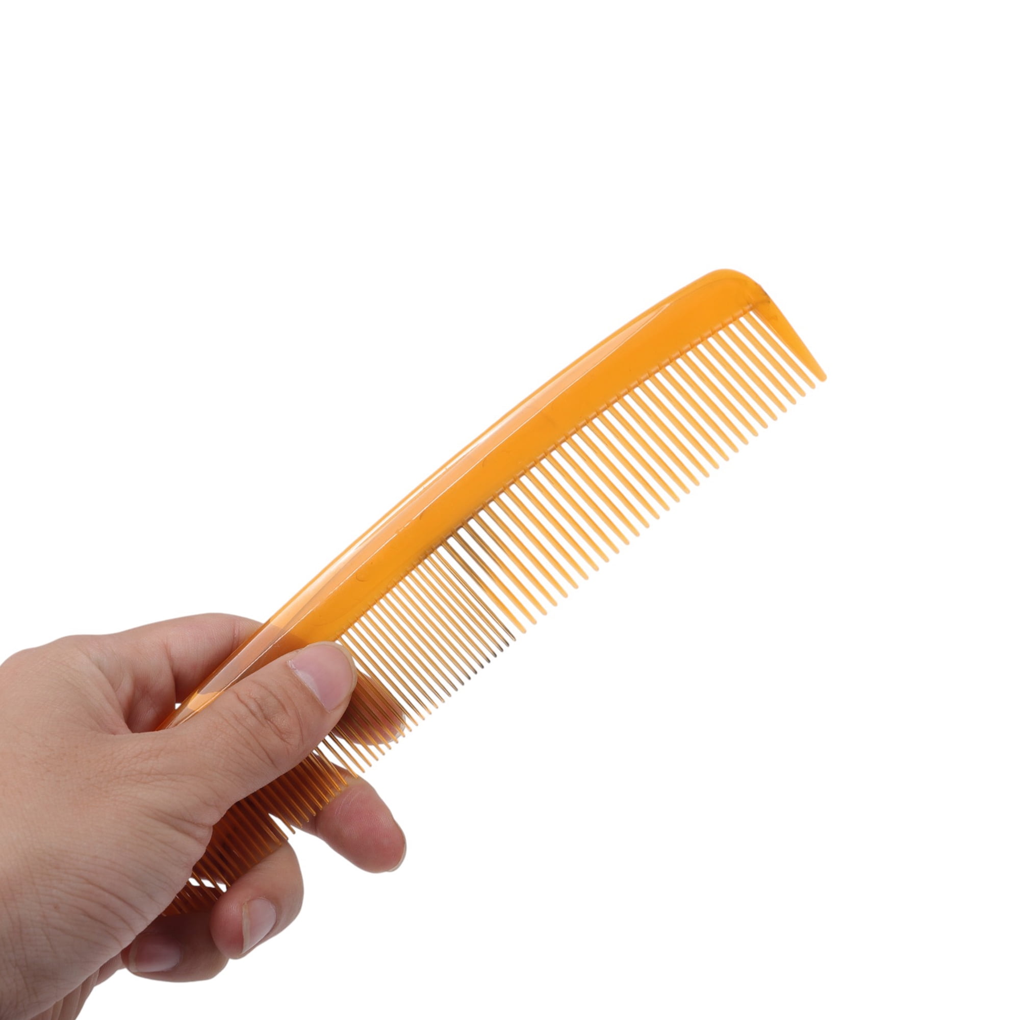 Unique Bargains 1 Piece Durable Tendon Comb for Curly Hair in Vibrant Orange Color