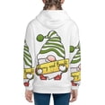 thumbnail image 6 of Naloa Christmas Gnomes Teenage Zipper Hoodie, Long Sleeve Zip Up Hoodies Casual Jackets Tops for 7-12 Years-Small, 6 of 6