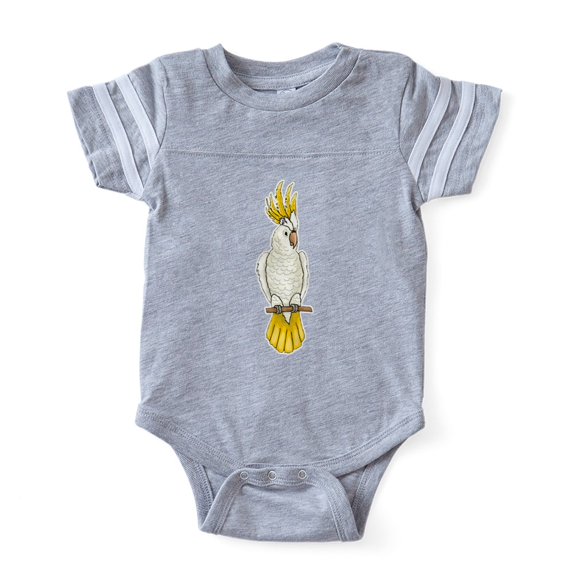 CafePress - FIN Sulfur Crested Cockatoo - Cute Infant Baby Football Bodysuit