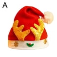 thumbnail image 1 of Christmas Elements Descorative Cap Cute Cartoon Hat Xmas Gift for Adult Kid New, 1 of 3