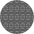 thumbnail image 1 of Ahgly Company Indoor Round Patterned Gunmetal Gray Area Rugs, 7' Round, 1 of 6