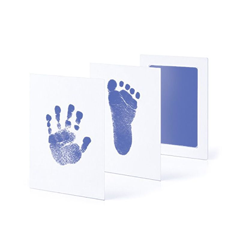 1Set Baby Handprint And Footprint Ink Pads Paw Print Ink Kits For Babies And Pet 