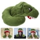 thumbnail image 4 of Almohada de cuello con capucha de dinosaurio, peluche de dibujos animados, almohada de viaje, muñeco de peluche para niños y adultos., 4 of 6