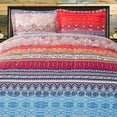 thumbnail image 2 of Shatex Bed-in-A-Bag Comforter Bedding Set- 5 Piece Twin Bedding Sets All Season, Ultra Soft Polyester Bohemia Western Pattern - Orange Boho Bedding Comforters, 2 of 7