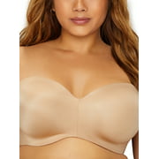 Curvy Couture Womens Smooth Multi-Way Strapless Bra Style-1290