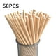 thumbnail image 1 of Pajitas de Papel Desechables, Material Ecológico, Sin Químicos Nocivos, Aptas para Bebidas Frías y Calientes, Decoración para Fiestas, para Realzar Pasteles y Bebidas, Juego de 50 Piezas, 1 of 2