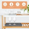 thumbnail image 2 of Draining Silicone Tray Dish Drying Rack Counter Mat Household Kitchen Sink for Countertop Storage Drainer Sponge, 2 of 6