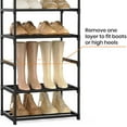 thumbnail image 4 of Muyoka NKTIER Organizador de Zapatero de 5/8 Niveles, Soporte de Zapato Multifuncional Soporte de Zapatos de fácil Montaje para Sala de Estar Entrada Dormitorio Cocina Muyoka Hogar, 4 of 7